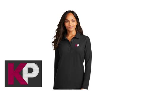 KP Staffing Women's Long Sleeve Polo – Cornerstone Impressions