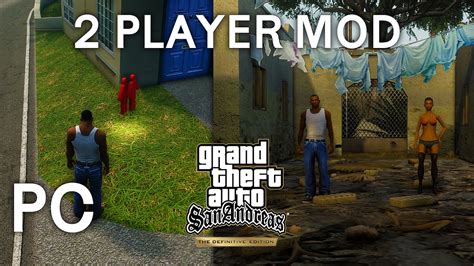 TWO PLAYER MOD Grand Theft Auto San Andreas Definitive Edition PC