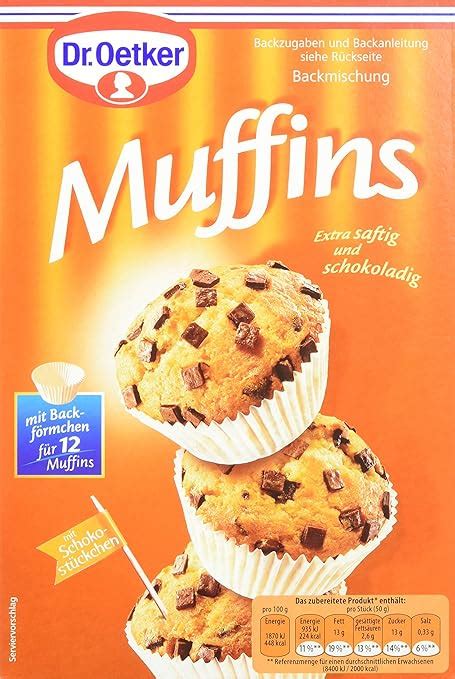 Dr Oetker Muffins 8er Pack 8 X 370 G Amazon De Lebensmittel