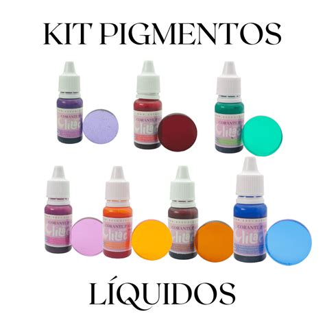 Kit Pigmentos L Quidos Est Dio Lilac Moldes De Silicone Para Resina