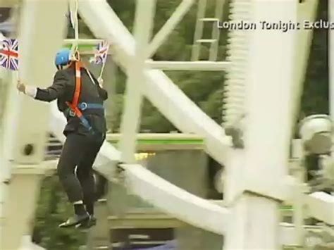 London Mayor Zip Line Snafu: Boris Johnson Stuck in Mid-Air at Olympics! - The Hollywood Gossip