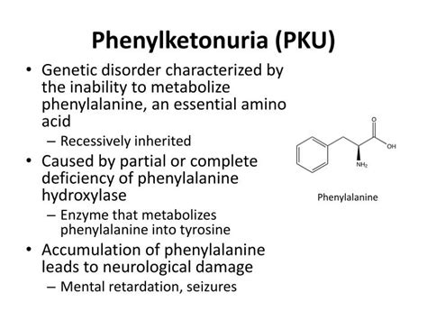 Ppt Phenylketonuria Pku Powerpoint Presentation Id2028345