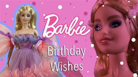 PAPER DRESS Barbie Signature Birthday Wishes 2021 Doll Unboxing