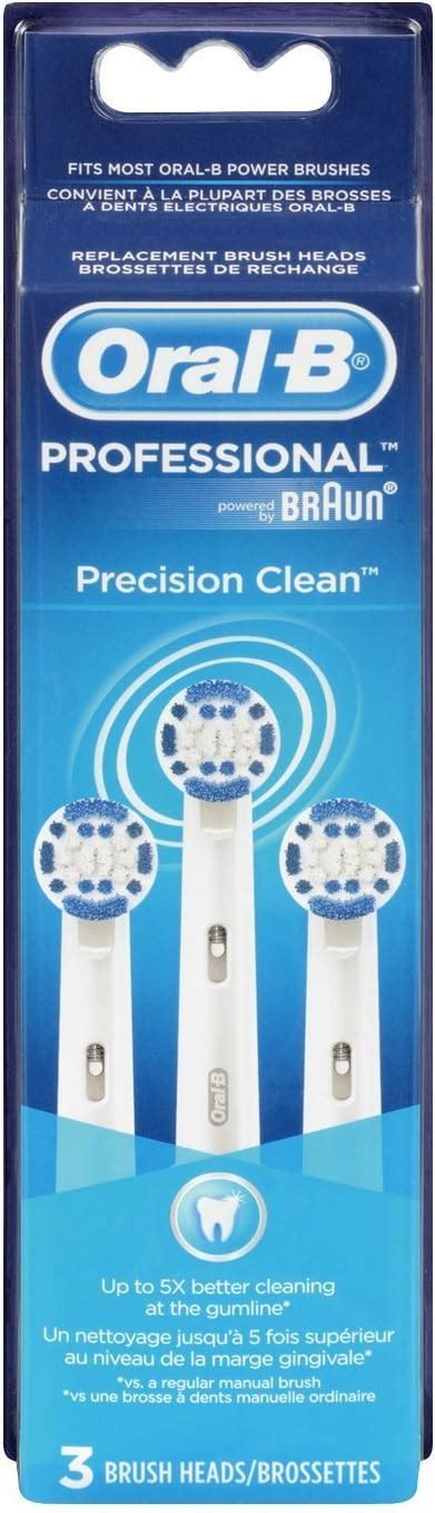 Oral B Precision Clean Electric Toothbrush Replacement Brush Heads 3 Ct Pack Of 2