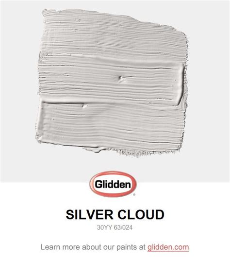 Glidden Paint Color Silver Cloud Yelena Web