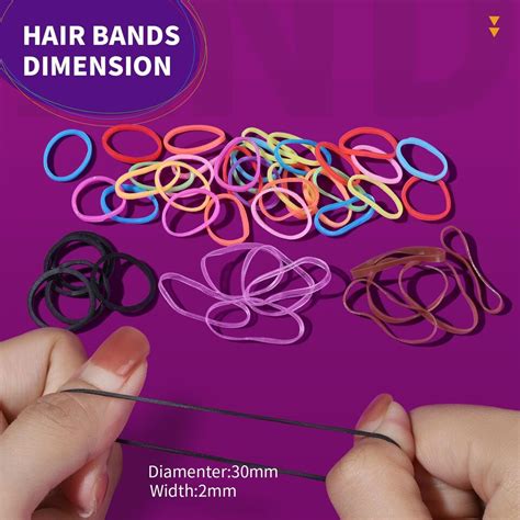 Elastic Hair Bands 2000pcs Hair Rubber Bands Elastics For Hair Small