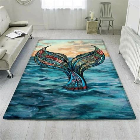 Mermaid Vintage Mandala Rug Home Decor REVER LAVIE