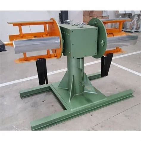 Motorised Double Head Decoiler For Coil Handling Production Capacity