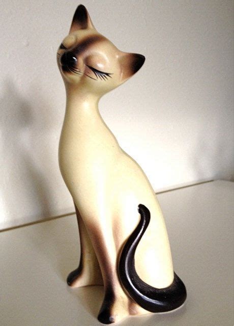 Art Deco Cat Figurine Mod Retro Vintage Art Deco Cat Art Cat Art