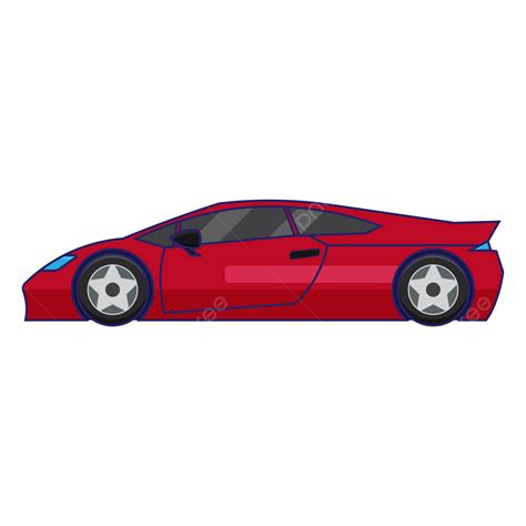 Ilustra O Vetorial De Carro Esporte Vermelho Png Carro Vetor