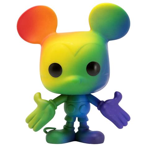 Funko Pop Disney Pride Mickey Mouse Rainbow Multi