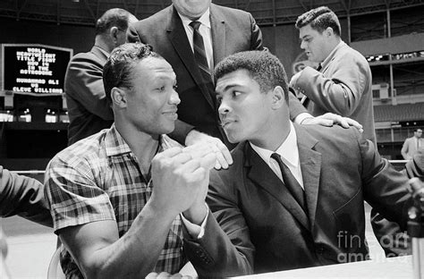 Cleveland Williams And Muhammad Ali by Bettmann