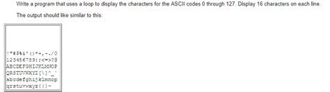 Solved Write A Program That Uses A Loop To Display The