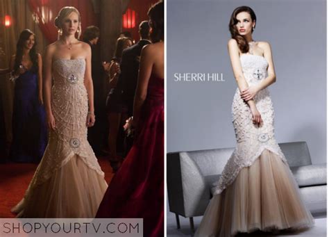 The Vampire Diaries Season Episode Carolines Beaded Mermaid Gown