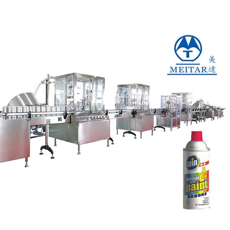 Full Automatic Aerosol Spray Paint Car Coating Filling Machine