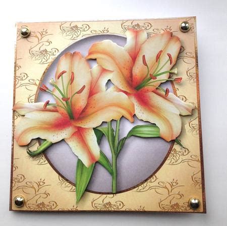 Beautiful Peach Lilies - CUP670248_1763 | Craftsuprint