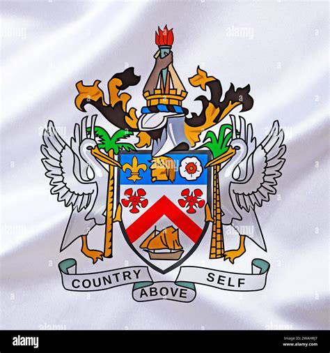 Coat of arms of saint kitts and nevis hi-res stock photography and ...