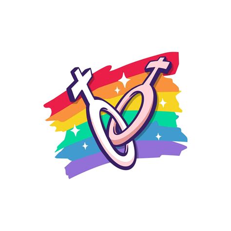 Free Vector Lesbian Pride Month Lgbt Symbols 24224309 Vector Art At Vecteezy