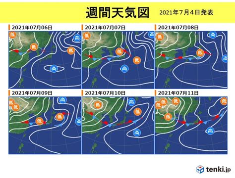 写真・図版（1枚目） 週間 梅雨の最盛期 あす5日は日本海側を中心に 7日頃は北陸を中心に大雨の恐れ Aera Dot アエラドット