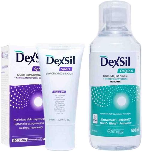 DexSil Orginal drink 500 ml + DexSil Sport żel przeciwbólowy 50 ml ...