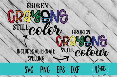 Broken Crayons Still Color SVG (478155) | Cut Files | Design Bundles