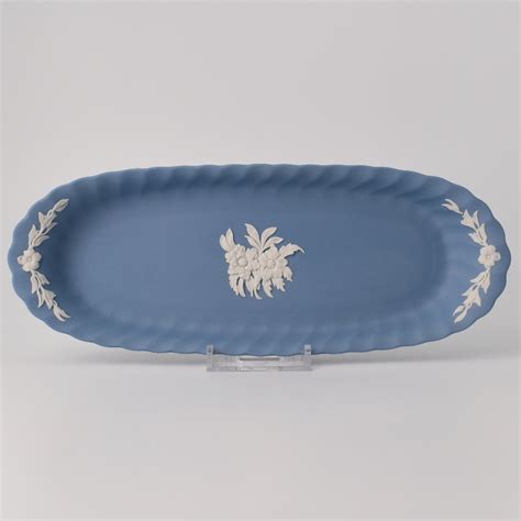 Ovale Schaal Cm Bloemdecors Wedgwood Jasperware Regina