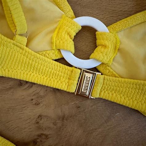 Suboo Yellow Bikini Worn Twice In Excellent Depop