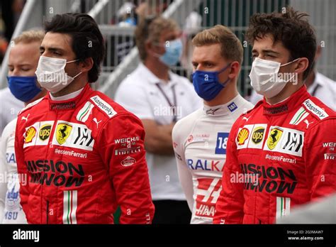 Fórmula 1 Aramco Gran Premio De España 2021 Charles Leclerc Y Carlos