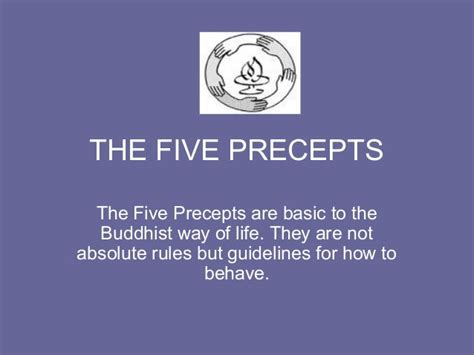 The five precepts