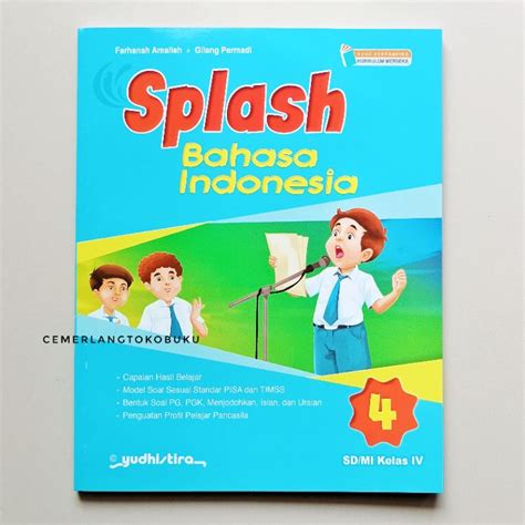 Jual BUKU SOAL SPLASH BAHASA INDONESIA KELAS 4 SD YUDHISTIRA