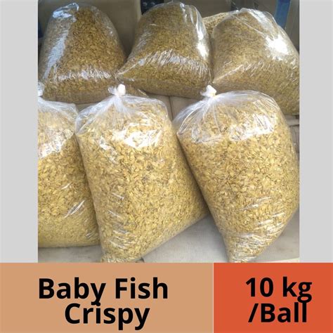 Jual Ikan Weder Pepetek Krispi Ball Kg Ikan Baby Fish Crispy