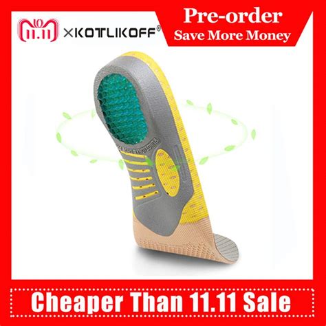 Placehap New Branded Functional Arch Orthopedic Insoles Shock