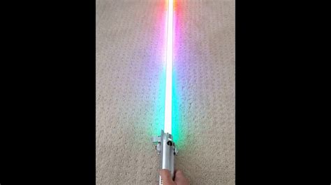 Rgb Led Strip Neopixel Blade Graflex Lightsaber Youtube