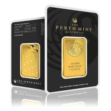 The Perth Mint Oz Gold Bar Binis Bullion Co Gold Silver