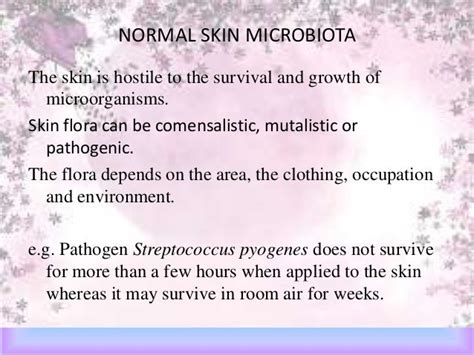 Skin microflora / Normal Flora of Skin