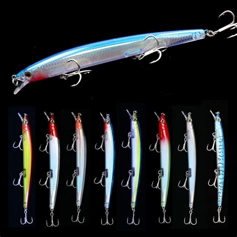 1pcs Big Laser Minnow Fishing Lures 13cm16g Fishing Hard Bait