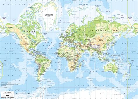 World Map Europe Centered – Topographic Map of Usa with States