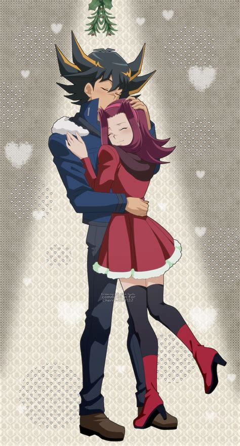 Yugioh Yusei And Akiza Kiss