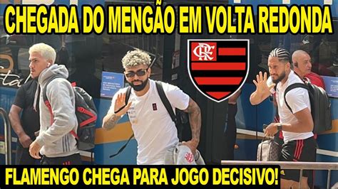 Chegada Do Flamengo Em Volta Redonda Para Jogo Contra O Altos Copa Do