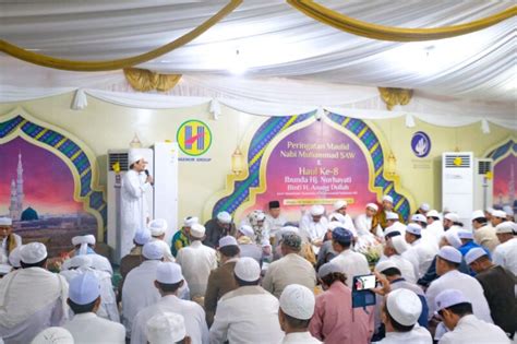 Para Habaib Dan Guru Agama Panjatkan Doa Di Peringatan Maulid Nabi