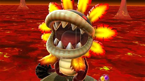 Super Mario Galaxy Fiery Dino Piranha Boss Fight 4k 60fps Youtube