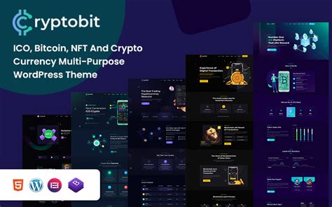 Cryptobit Tema de WordPress para tecnología financiera y criptomonedas