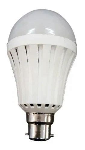 Poly Carbonate Round AC DC Rechargeable LED Bulb Base Type B22 At Rs