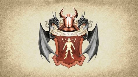 Wallpaper Drawing Illustration Game Of Thrones Sigils Crest