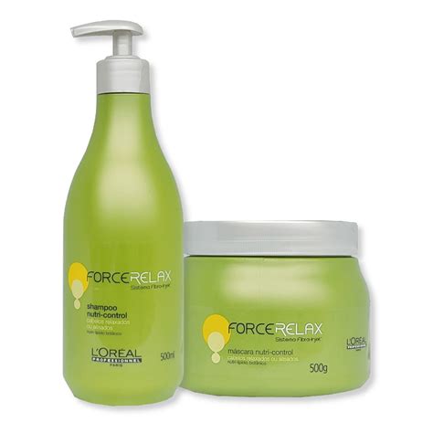 Kit Loreal Force Relax Nutri Control Shampoo E M Scara Submarino