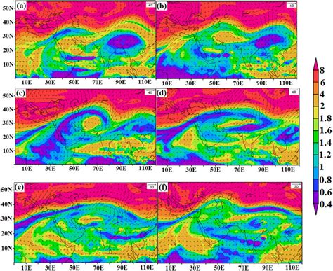 Spatial Distribution Of Potential Vorticity Pvu Color Shades At The