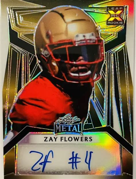 Most Valuable Zay Flowers Football Cards