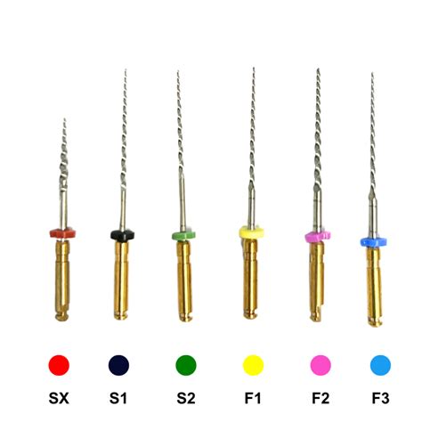 X Dental Niti Rotary Endodontic Files For Root Canal Size Sx S S