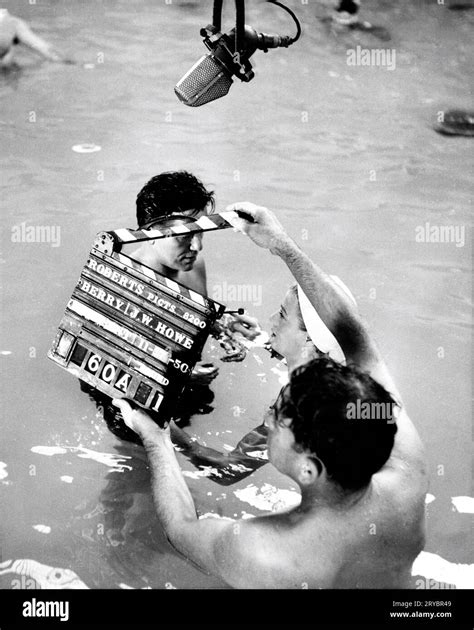 John Garfield And Shelley Winters On Set Location Candid With Crew