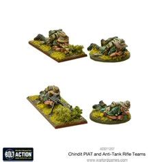 Bolt Action Chindit Piat And Anti Tank Rifle Teams Bolt Action